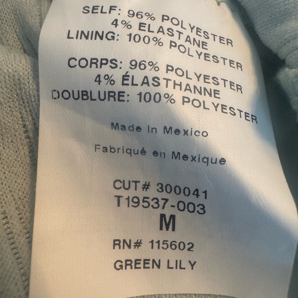 Lush Textured Puff Sleeve Blouse in Light Green US Medium - Picture 6 of 9